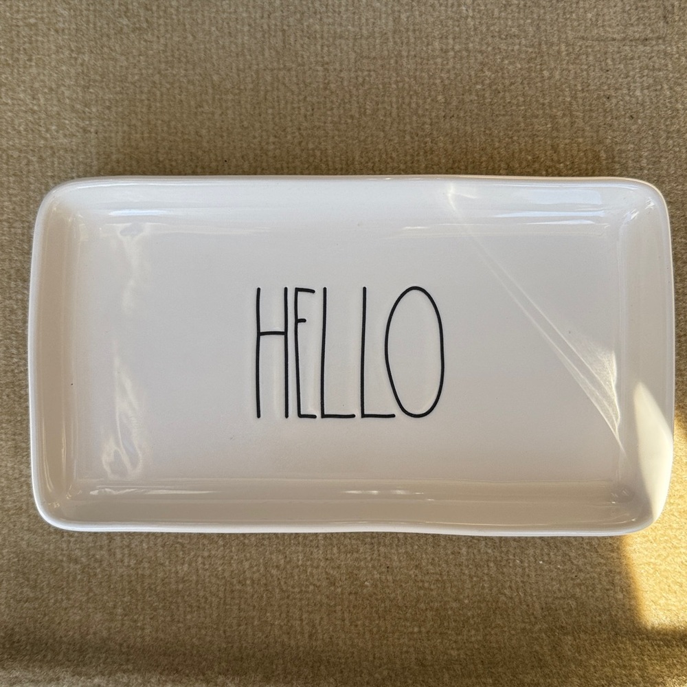 Rae Dunn Hello Dish / Platter